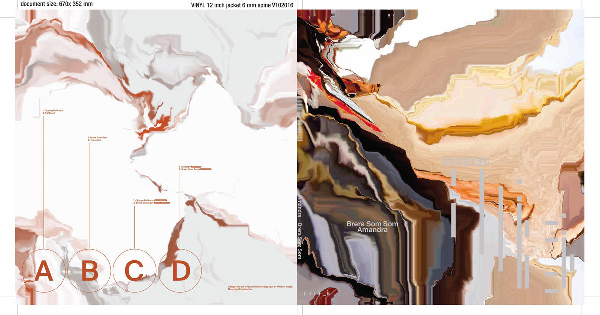 Amandra - Brera Som Som - New 2 LP Record 2024 music_is France Vinyl - Electronic / Techno / Ambient / Jungle -vinylsuk