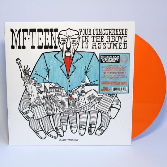 The Pro-Teens - MF TEEN: Your Concurrence In The Above Is Assumed MF TEEN: Your Concurrence In The Above Is Assumed -  New LP Record 2025 College Of Knowledge Orange Opaque Vinyl - Instrumental Hip Hop / Funk -vinylsuk