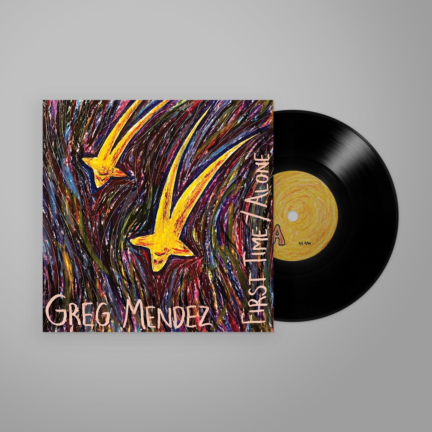 Greg Mendez - First Time / Alone - New 7" Single Record 2024 Dead Oceans Vinyl - Indie Rock / Folk Rock -vinylsuk