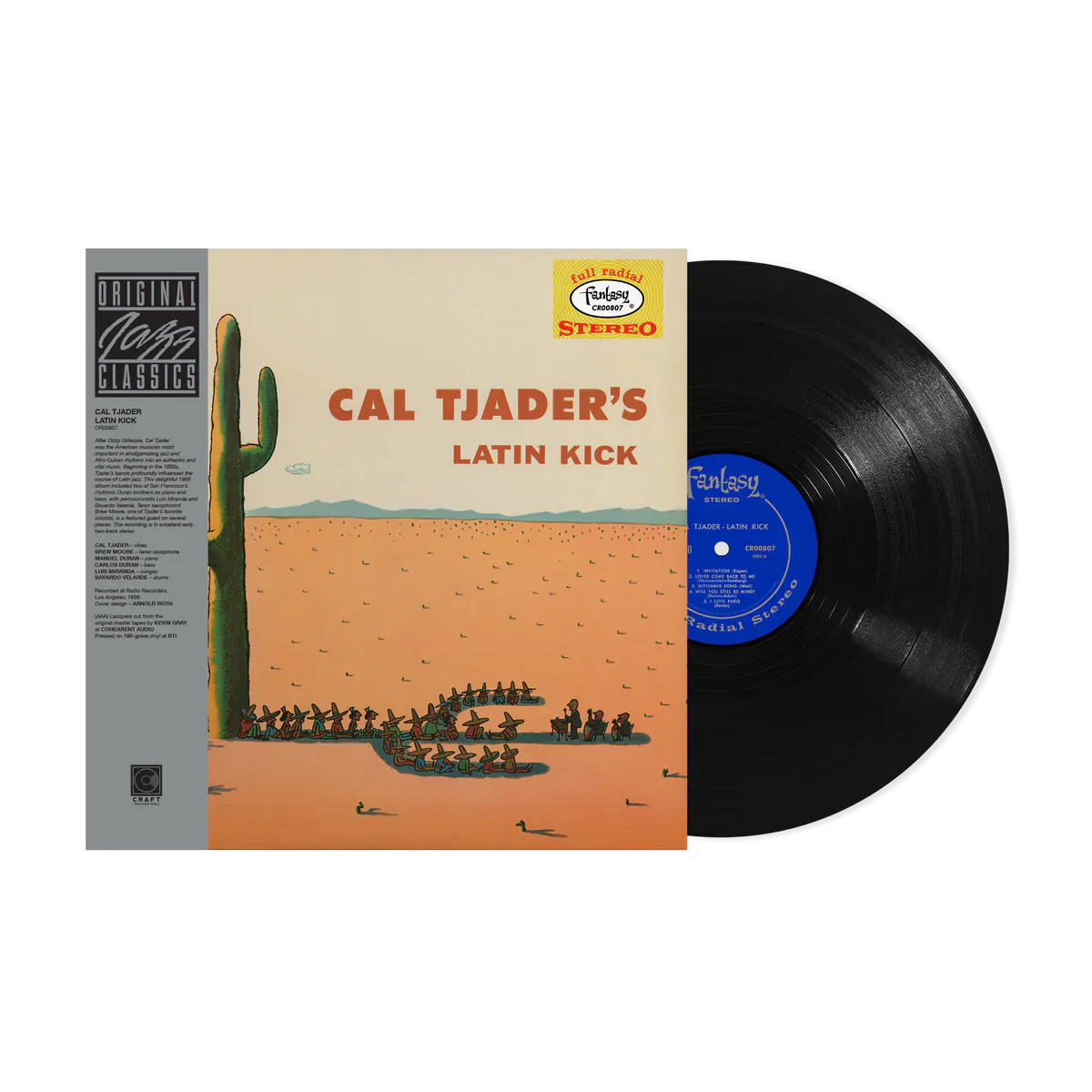 Cal Tjader – Cal Tjader's Latin Kick (1956) - New LP Record 2024 Craft 180 gram Vinyl - Latin Jazz -vinylsuk