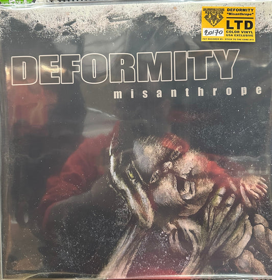 Deformity - Misanthrope - New LP Record 2021 FX7 Stick To The Core Milky W/ Green & Blue Splatter & Numbered 20/70 Made - Death Metal -vinylsuk