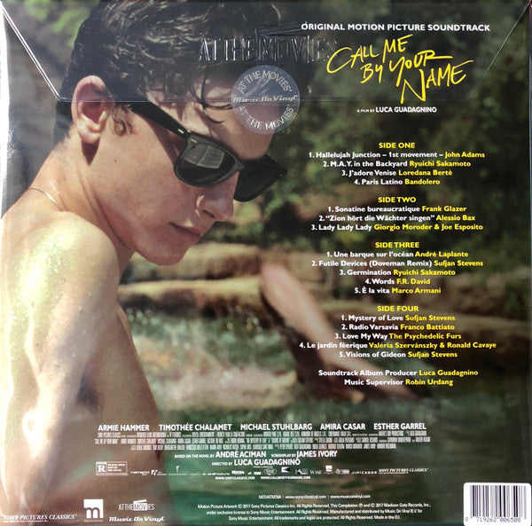 Various - Call Me By Your Name (Original Motion Picture) - New 2 LP Record 2018 Music On Vinyl Yellow 180 gram Vinyl, Poster & Numbered - Soundtrack -vinylsuk