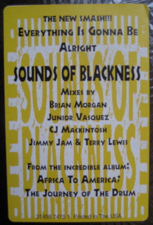 Sounds Of Blackness - Everything Is Gonna Be Alright - New 12" Single Record 1994 Perspective USA Vinyl - House / Garage House -vinylsuk