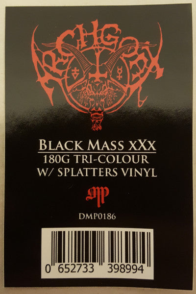 Archgoat - Black Mass XXX - New 2 LP Record 2020 Debemur Morti Tri-Colour With Splatters 180 gram Vinyl & Insert - Black Metal / Death Metal -vinylsuk