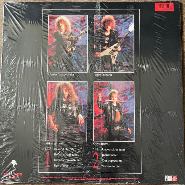 Destruction - Release From Agony (1988) - New LP Record (Opened to verify pressing) 2000's Profile Rock Hotel USA Vinyl - Thrash Metal -vinylsuk