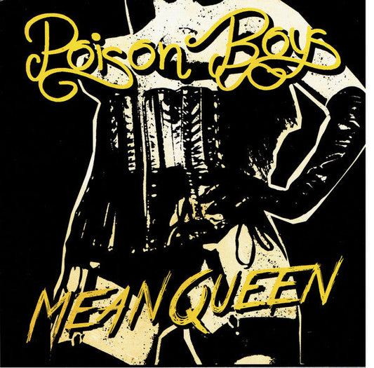 Poison Boys - Mean Queen / Take a Chance With Me - New 7" Single Record 2024 Hobo Wolfman Opaque Yellow Vinyl - Chicago Punk / Garage Rock -vinylsuk