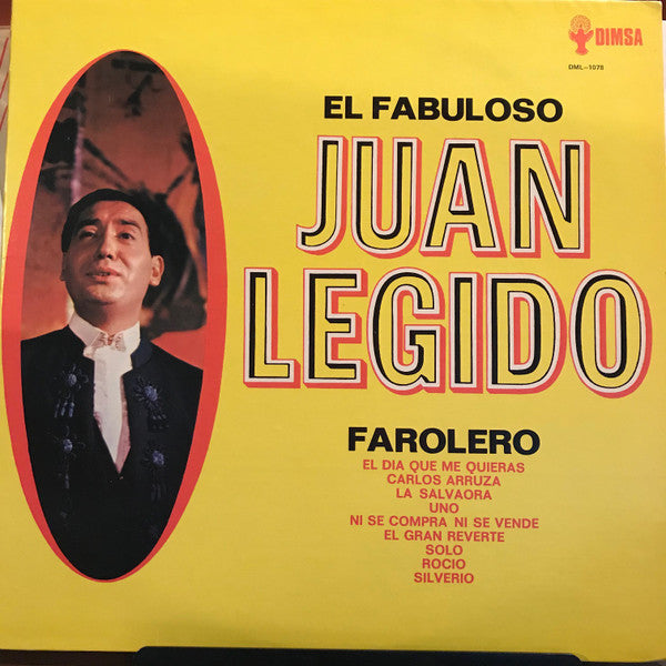 Juan Legido - El Fabuloso Juan Legido Farolero - New LP Record 1975 DIMSA USA Vinyl - Latin / Catalan Music / Pasodoble -vinylsuk