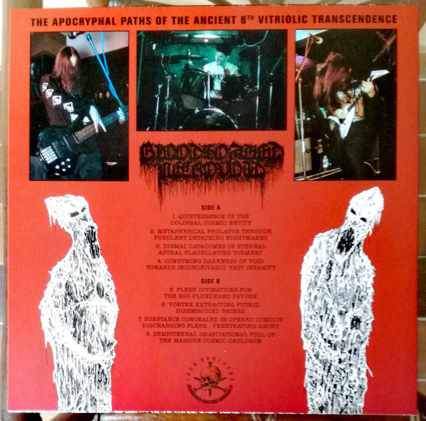 Bloodsoaked Necrovoid - The Apocryphal Paths Of The Ancient 8th Vitriolic Transcendence - New LP Record 2020 Iron Bonehead Germany Milky Clear Vinyl, Insert & Poster - Death Metal / Doom Metal -vinylsuk