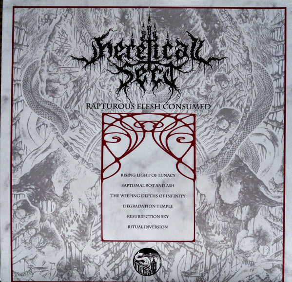 Heretical Sect - Rapturous Flesh Consumed - New LP Record 2020 Gilead Media Vinyl, Insert, Download & Poster - Black Metal / Death Metal / Doom Metal -vinylsuk