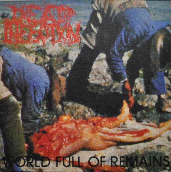 Dead Infection - World Full Of Remains - New LP Record 2021 Underground Front Poland Silver Vinyl, Zine & Insert - Death Metal / Goregrind -vinylsuk