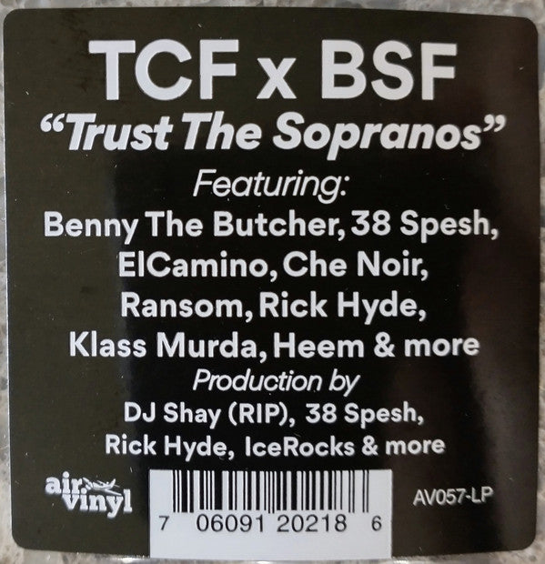 38 Spesh, Benny The Butcher – Trust The Sopranos - New LP Record 2021 Air Vinyl USA - Hip Hop / Hardcore Hip-Hop -vinylsuk