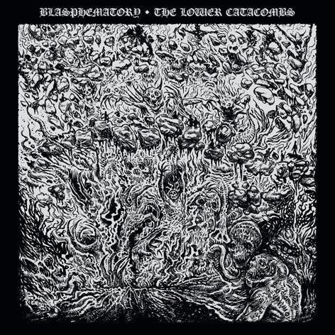 Blasphematory - The Lower Catacombs - New LP Record 2022 Nuclear Winter Greece Carbonized Blue Vinyl & 2x Inserts (150 Made) - Death Metal -vinylsuk