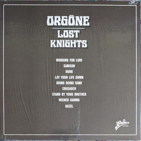 Orgone - Lost Knights - 3 Palm Colemine Exclusive USA White and Black Marbled Vinyl - Funk / Soul / Jazz-Rock -vinylsuk