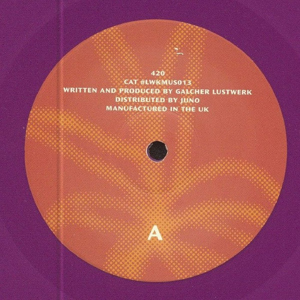 420 (Galcher Lustwerk)  – 420 - New 12" Single Record 2022 Lustwerk Music Purple Vinyl - Deep House -vinylsuk