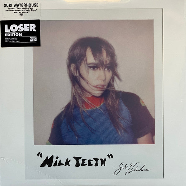 Suki Waterhouse - Milk Teeth - New EP Record 2022 Sub Pop Loser Edition Transparent Blue Vinyl -vinylsuk