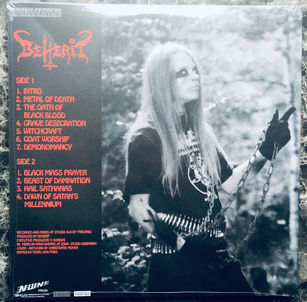 Beherit - The Oath Of Black Blood (1991) - New LP Record 2022 Nuclear War Now! 180 gram Vinyl & Book - Black Metal -vinylsuk