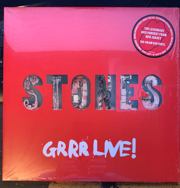 Rolling Stones - Grrr Live! - New 3 LP Record 2024 Universal 180 Gram Red Vinyl - Rock & Roll -vinylsuk