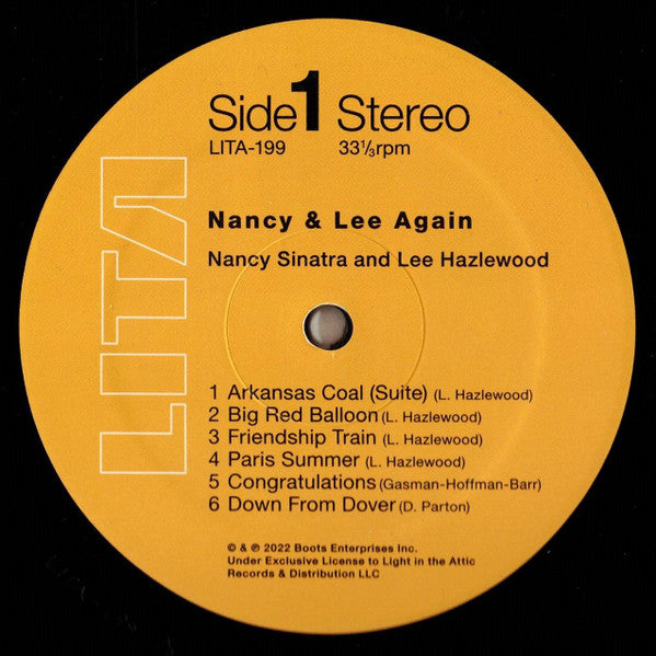 Nancy Sinatra & Lee Hazlewood – Nancy & Lee Again (1971) - New LP Record 2023 Light In The Attic  Vinyl - Country Pop / Psychedelic -vinylsuk