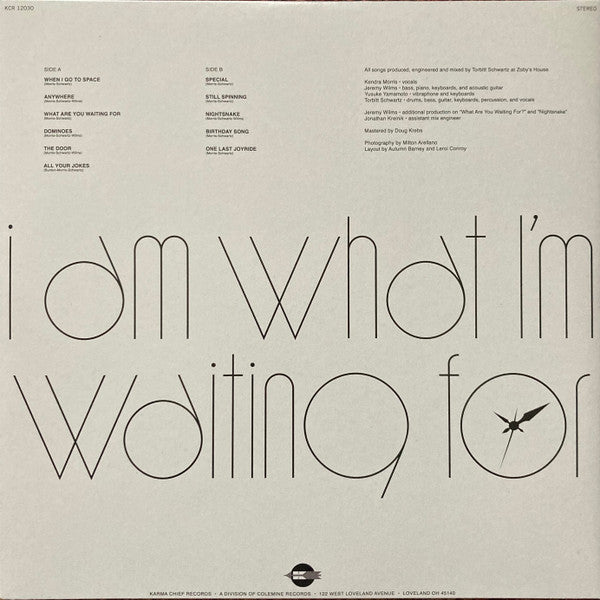 Kendra Morris - I Am What I'm Waiting For - New LP Record 2023 Karma Chief Black Vinyl - Soul / Blues / Psychedelic -vinylsuk