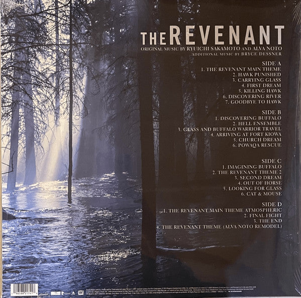 Ryuichi Sakamoto, Alva Noto, Bryce Dessner - The Revenant (Original Motion Picture 2015) - New 2 LP Record 2023 Milan Vinyl - Soundtrack / Neo-Classical -vinylsuk