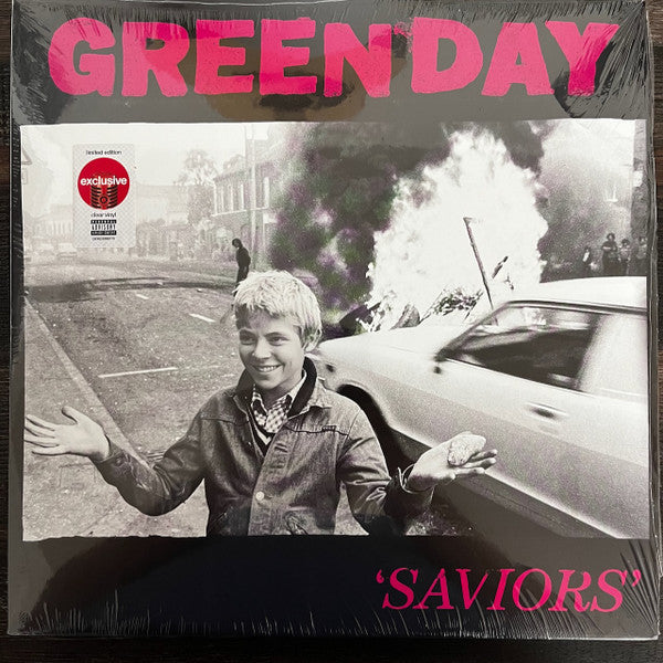 Green Day - Saviors - New LP Record 2024 Reprise Target Exclusive Clear Vinyl - Pop Rock / Alternative Rock / Pop Punk -vinylsuk