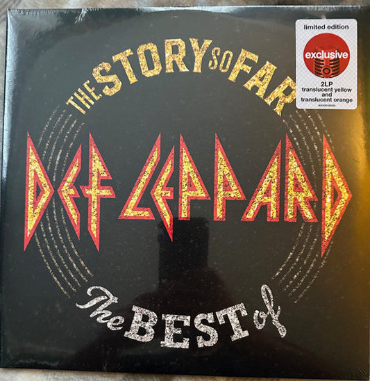 Def Leppard - The Story So Far: The Best Of - New 2 LP Record 2024 Mercury Target Exclusive Yellow & Orange Vinyl - Pop Rock / Hard Rock / Arena Rock -vinylsuk