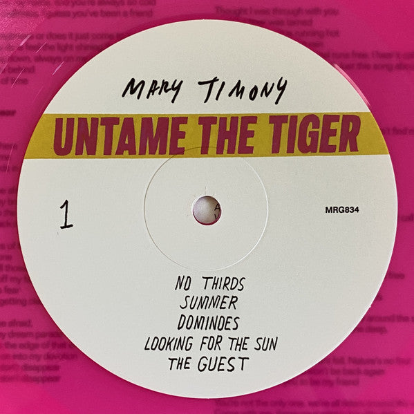 Mary Timony - Untame The Tiger - NewLP Record 2024 Merge Peak Pink Neon Vinyl - Indie Rock -vinylsuk