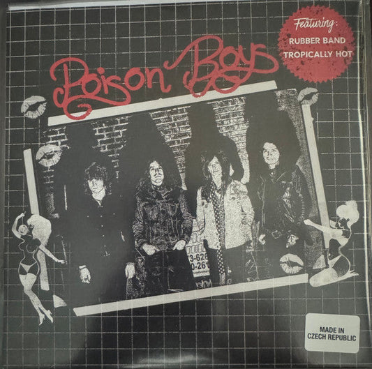 Poison Boys, Thunder Roads - Split - New 7" Single Record 2024 Sioux Vinyl - Chicago Punk / Rock & Roll -vinylsuk