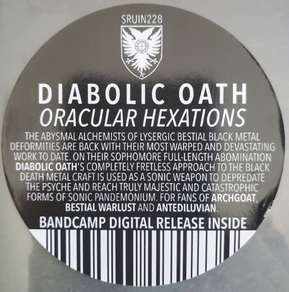 Diabolic Oath - Oracular Hexations - New LP Record 2024 Sentient Ruin Laboratories USA Red Wine Vinyl - Death Metal / Black Metal -vinylsuk