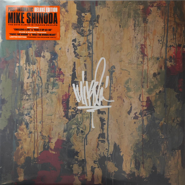 (DAMAGED COVER) Mike Shinoda - Post Traumatic (2018) - New 2 LP Record 2024 Warner Bros Orange Vinyl - Hip Hop / Blue-Eyed Trap / Rock -vinylsuk