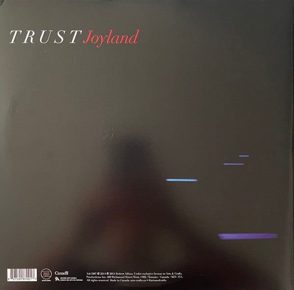 Trust / TR/ST - Joyland (2014) - New 2 LP Record 2024 Arts & Crafts Lava Vinyl - EBM / Darkwave / Synthpop -vinylsuk