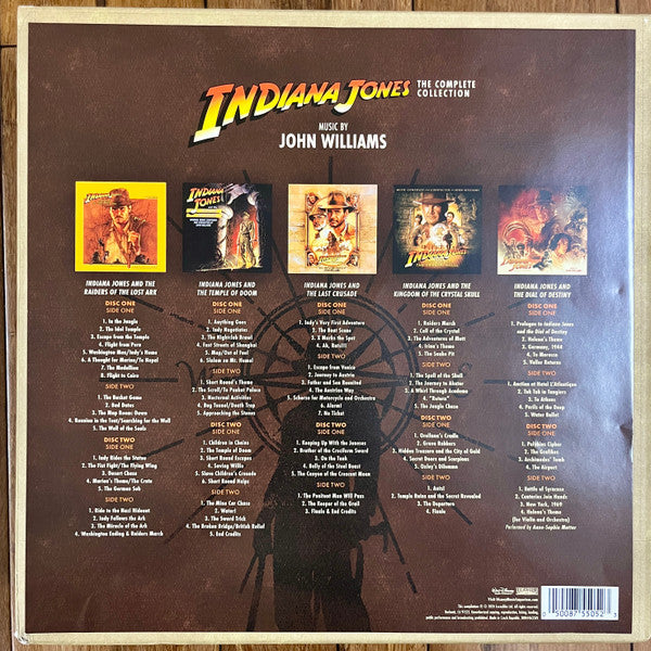 John Williams - Indiana Jones (The Complete Collection) - New 10 LP Record Box Set 2024 Disney 180 gram Vinyl - Score -vinylsuk