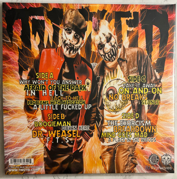 Twiztid - The Darkness - New 2 LP Record 2024 Majik Ninja USA Half Blue/Half Orange Vinyl - Hip Hop / Horrorcore -vinylsuk