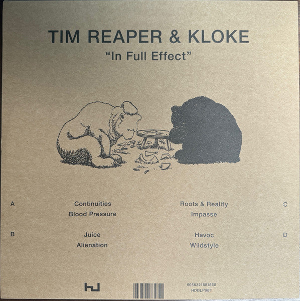 Tim Reaper & Kloke - In Full Effect - New 2 LP Record 2024 Hyperdub UK Vinyl - Jungle -vinylsuk