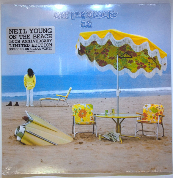 Neil Young - On The Beach 50 (1974) - New LP Record 2024 Reprise Clear Vinyl - Rock / Country Rock -vinylsuk