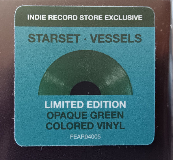 Starset - Vessels (2016) - New 2 LP Record 2024 Fearless Razor & Tie Opaque Green Vinyl - Metalcore / Space Rock -vinylsuk