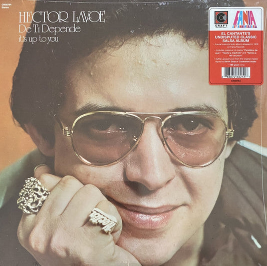 Hector Lavoe - De Ti Depende (It's Up To You) (1976) - New LP Record 2024 Craft Fania 180 gram Vinyl - Salsa / Latin -vinylsuk