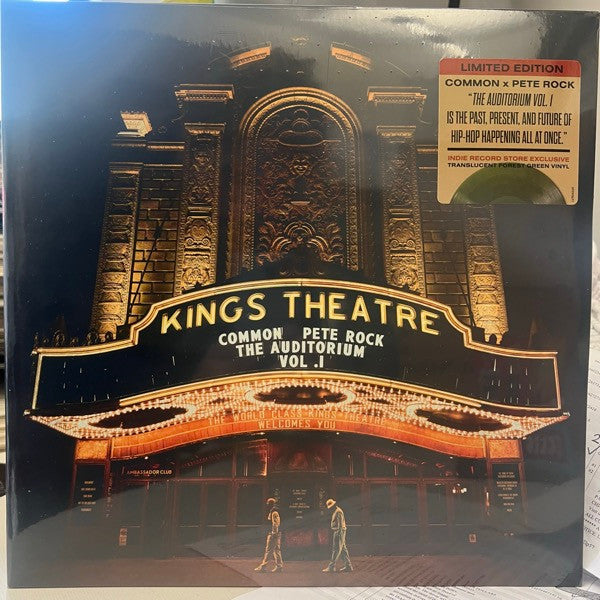 Common x Pete Rock - The Auditorium Vol. 1 - New 2 LP Record 2024 Loma Vista Indie Exclusive Forest Green Vinyl - Hip Hop -vinylsuk