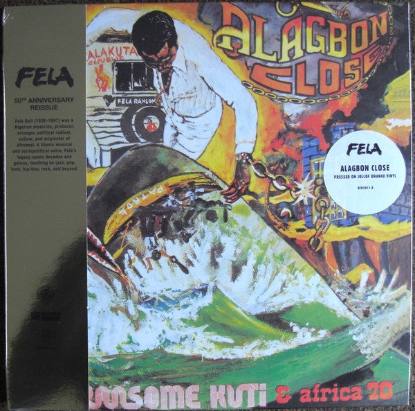 Fela Ransome Kuti & Africa 70 - Alagbon Close (1975)  - New LP Record 2024 Knitting Factory Opaque Orange Vinyl - Afrobeat -vinylsuk