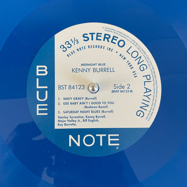 Kenny Burrell - Midnight Blue (1963) - New LP Record 2024 Blue Note 180 gram Blue Vinyl - Soul-Jazz -vinylsuk