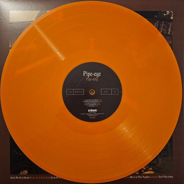 Pipe-eye - Pipe-defy - New LP Record 2024 p(doom) Nectarine Travertine Vinyl - Alternative Rock -vinylsuk