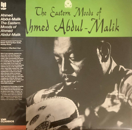 Ahmed Abdul-Malik - The Eastern Moods Of Ahmed Abdul-Malik (1963) - New LP Record 2024 Prestige Craft Recordings Vinyl Me, Please 180 gram Vinyl - Jazz / Fusion / African -vinylsuk