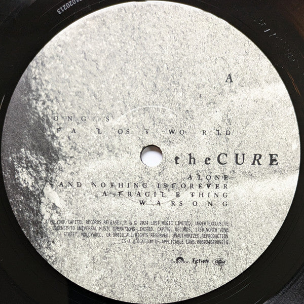 The Cure - Songs Of A Lost World - New LP Record 2024 Polydor Bioplastic 180 Gram Vinyl - Alternative Rock / Goth -vinylsuk