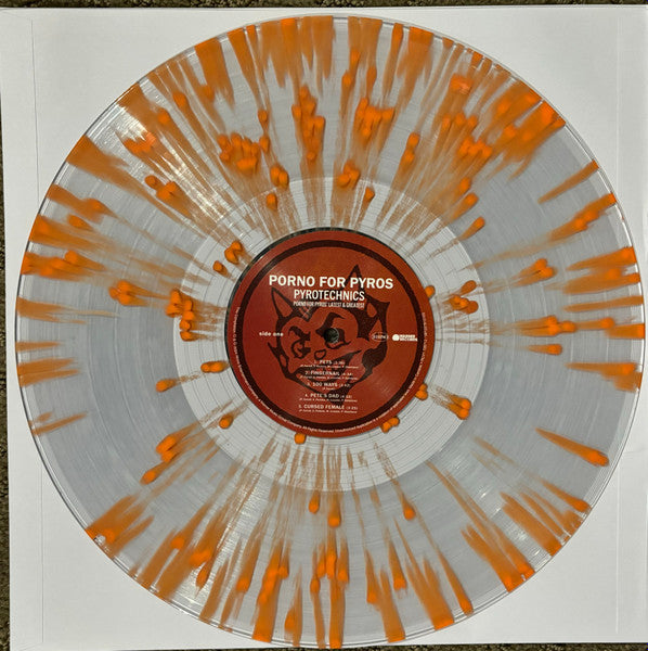 Porno For Pyros – Pyrotechnics: Porno For Pyros' Latest & Greatest - New LP Record 2024 Warner Clear w/Orange Splatter Vinyl - Alternative Rock -vinylsuk