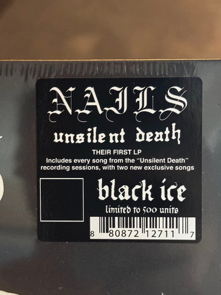 Nails - Unsilent Death (2010) - New LP Record 2024 Southern Lord Black Ice Vinyl - Grindcore / Hardcore / Power Violence -vinylsuk