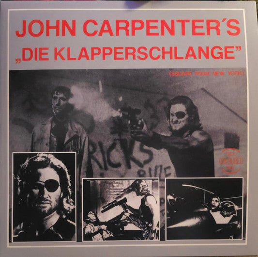 The Splash Band - John Carpenter's Die Klapperschlange (Escape From New York) (1983) - New 12" Single Record 2024 ZYX Red Vinyl - Soundtrack -vinylsuk