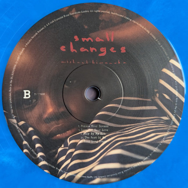 Michael Kiwanuka - Small Changes - New LP Record 2024 Polydor D2C Webstore Exclusive Blue Marble 180 gram Vinyl & Booklet - Soul / Psychedelic / Blues / Folk -vinylsuk