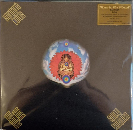 Santana - Lotus (1974) - New 3 LP Record 2024 Music On Vinyl Columbia Artone 180 gram Translucent Yellow Vinyl - Psychedelic Rock / Classic Rock / Latin / Blues Rock -vinylsuk