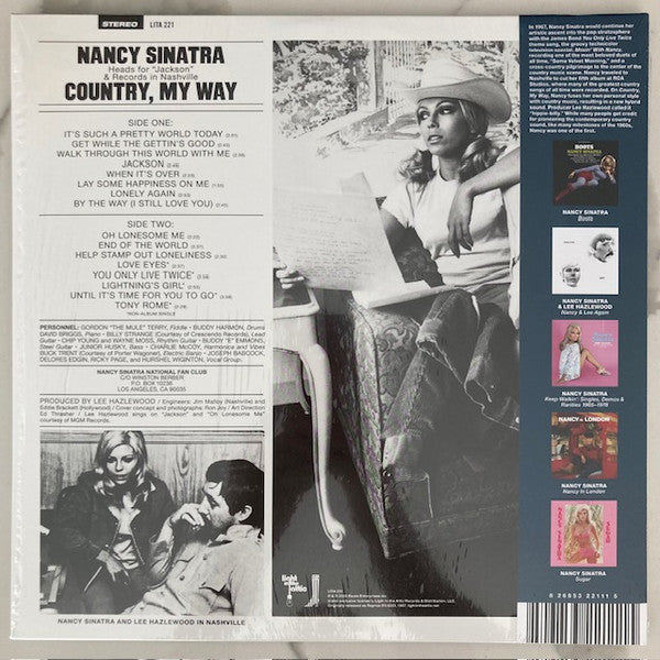 Nancy Sinatra - Country, My Way (1967) - New LP Record 2024 Light In The Attic Blue Bye-Bye Birmingham Vinyl, Booklet & OBI - Pop Rock / Country Rock / Folk Rock -vinylsuk