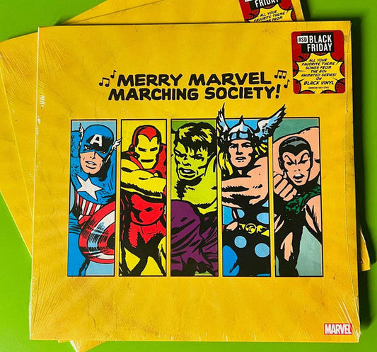 Merry Marvel Marching Band - Merry Marvel Marching Society - New LP Record 2024 RSD Black Friday Marvel Vinyl - Soundtrack / Theme / Novelty -vinylsuk